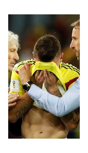 Todos sufrimos con Pekerman: Inglaterra le ganó en los penales a Colombia y está en cuartos