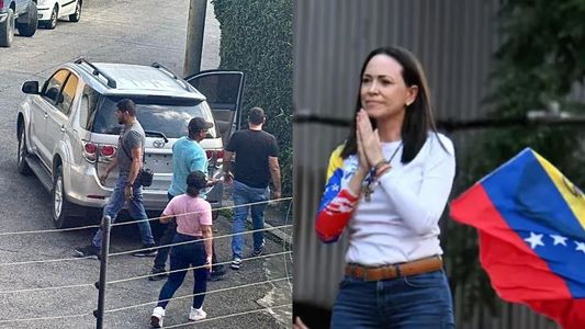 Corina Machado, dirigente de la oposición en Venezuela, denunció que intentaron ingresar en su casa