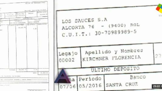 Florencia Kirchner cobra un sueldo como directora de Los Sauces
