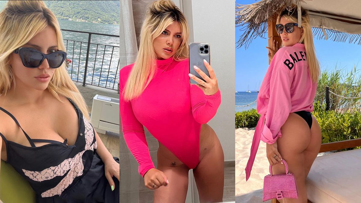 Aparecieron más fotos de Wanda Nara al natural y hay una debate: ¿abusa del  Photoshop?