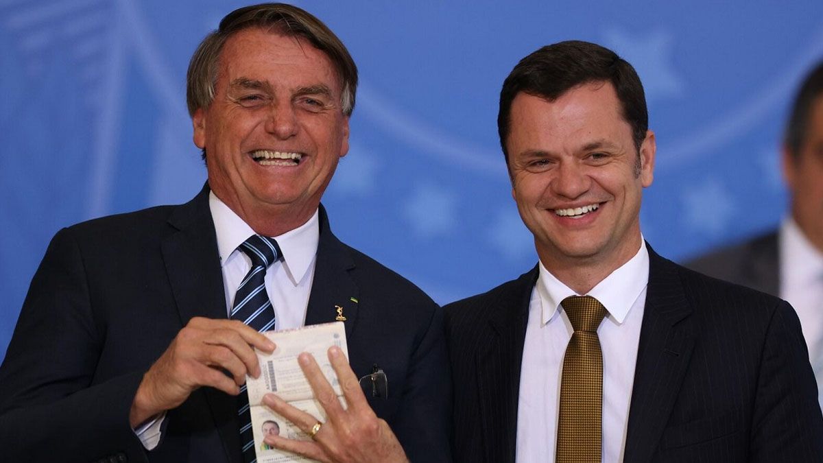 Jair Bolsonaro y su ministro de Justicia