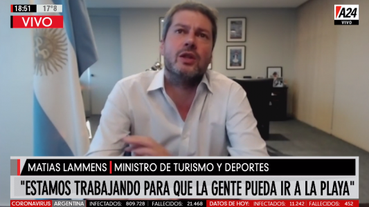 Lammens habló sobre la temporada de verano: Me animo a decir que vamos a poder ir a la playa en enero