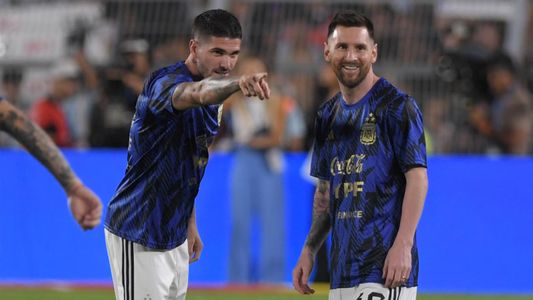 Lionel Messi y Rodrigo De Paul cumplieron una importante cábala en la previa del partido de la Selección Argentina