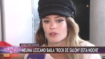 Melina Lezcano: No me gusta que mientras estoy bailando, él haga muecas