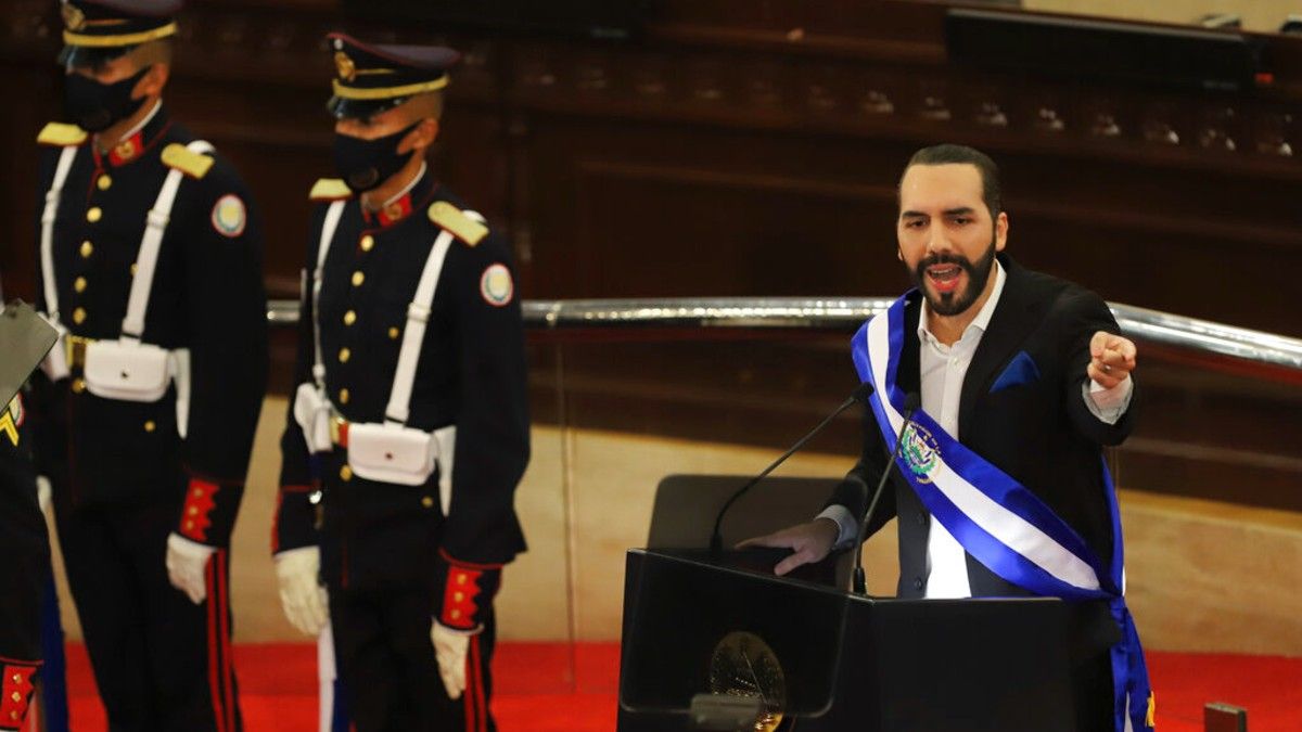 El presidente de El Salvador