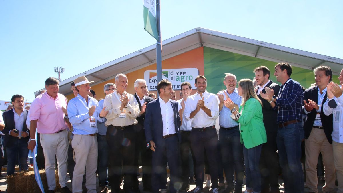 La política no quiso perderse la apertura de Expoagro: Kicillof encabezó la presencia oficial