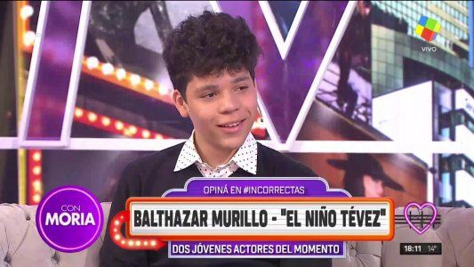 Quién es Balthazar Murillo, el joven actor que personificó a Carlos Tevez