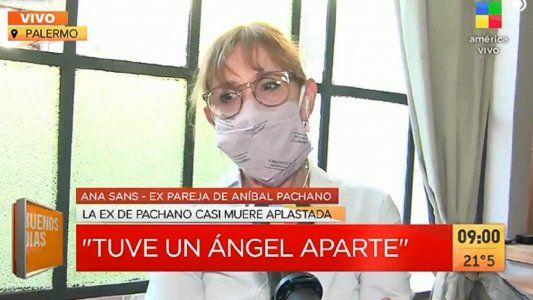 Ana Sans salvó su vida de milagro luego de un derrumbe en su casa
