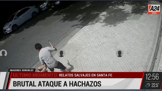 Rosario: brutal ataque a un hombre con un hacha
