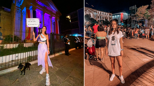 Así fue la marcha 8M de las famosas