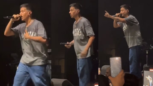 Duki y su furia en pleno show con un fan en Italia: el video