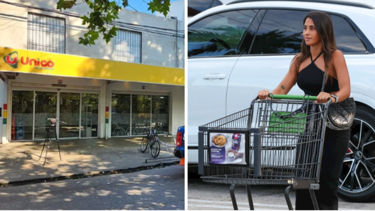 El supermercado Único pertenece a la familia de Antonela Roccuzzo (Foto: A24.com).
