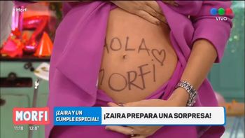 Zaira y su hija Malaika confirmaron el embarazo de la conductora de una manera muy especial