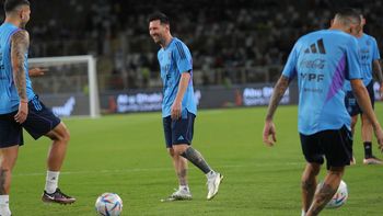 Lionel Messi se entrenó diferenciado a tres días del debut con Arabia Saudita