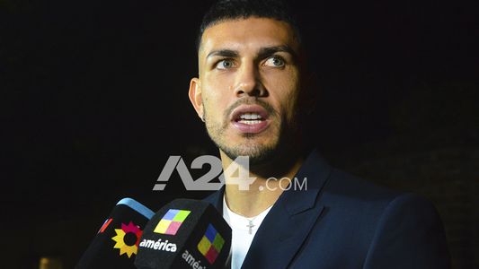 Leandro Paredes presentó su vino y Ángel Di María le hizo el aguante