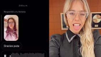 Nati Jota recibió un fuerte audio sexual por mensaje privado: Angustia y rechazo