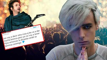 Polémico mensaje de Benito Cerati: No voy a tener hijos, la dinastía Cerati se termina conmigo