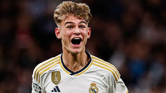 ¡Atento, Scaloni! Nico Paz convirtió su primer gol en Real Madrid en la Champions League