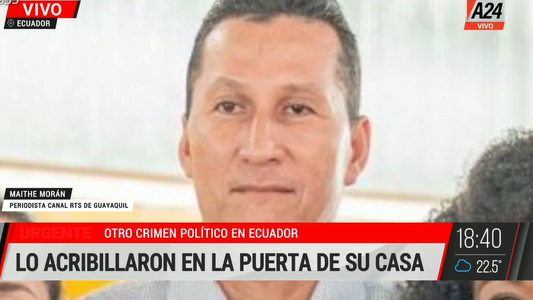 Mataron a otro político en Ecuador y preocupa la violencia de cara a las elecciones