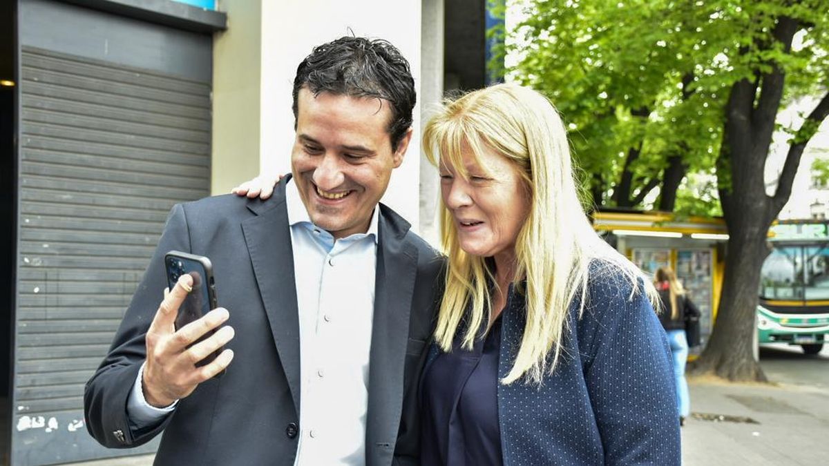 Margarita Stolbizer con Maximiliano Abad (Foto: Prensa UCR bonaerense)