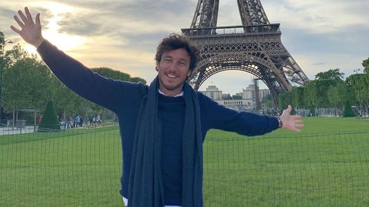 Pico Mónaco y ¿su nuevo amor? Diana Arnopoulos: juntos mirando un partido de tenis