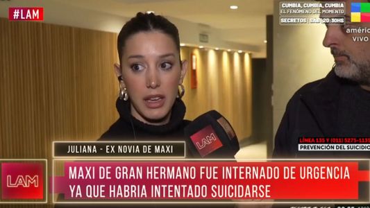La palabra de Juliana Díaz tras la internación de Maxi Guidici: Se acuerda pocas cosas