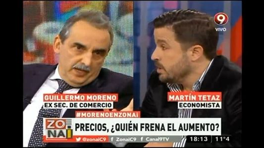 Guillermo Moreno insultó a un economista y lo invitó a pelear