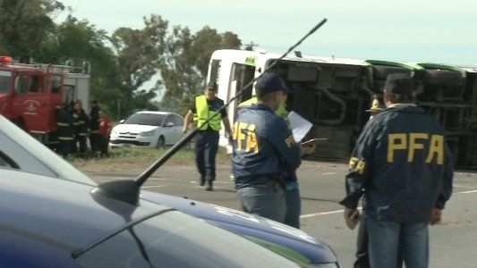 Cómo fue el accidente en la Ruta 2: Aparentemente mordió la banquina