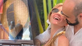 Abel Pintos y Mora Calabrese se casaron por Iglesia