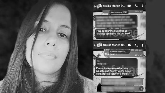 Los chats de Cecilia Strzyzowksi con un testigo que comprometen a César Sena: Tengo miedo