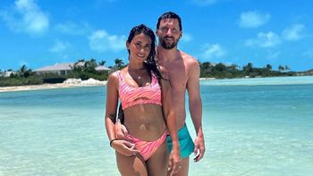 Las fotos de Messi y Antonela Roccuzzo en familia desde Bahamas: Siempre...
