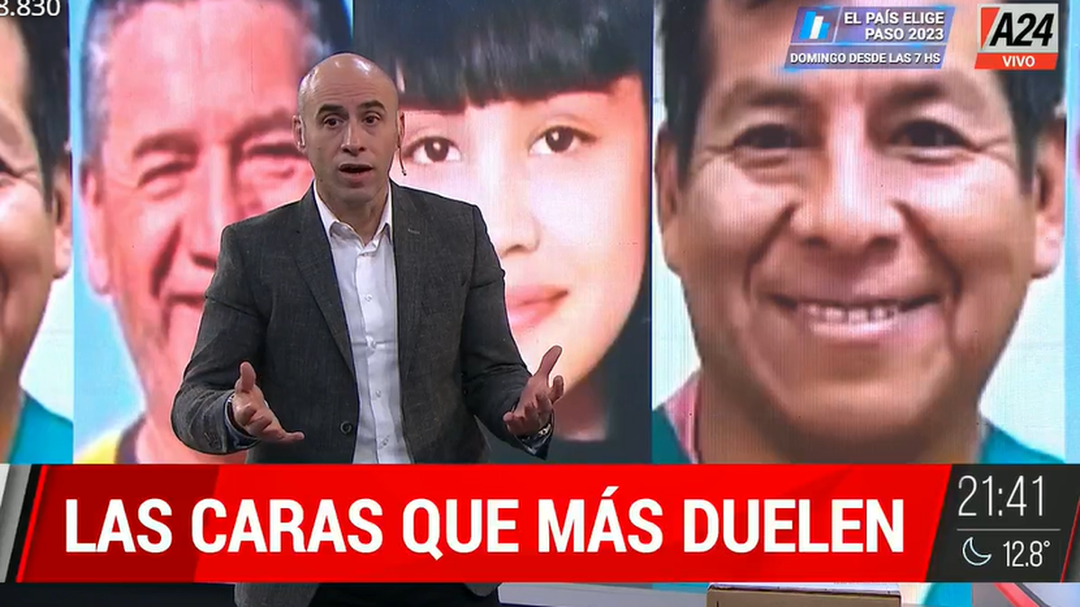 Esteban Trebucq sostuvo que la inseguridad es el tema central de estos días. (Foto: captura A24)
