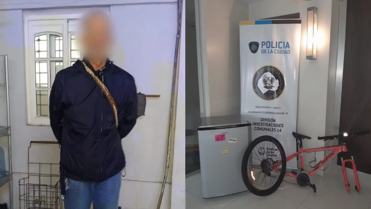Detienen a un portero que les robaba a los vecinos de su propio edificio. (Foto: Policía de la Ciudad)