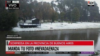la nieve llego al sur de la provincia de buenos aires y seguira en el fin de semana la nieve llego al sur de la provincia de buenos aires y seguira en el fin de semana