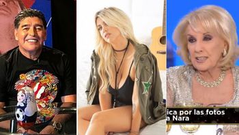 Mirtha Legrand contó que fue testigo del encuentro de Maradona y Wanda: No se podía dormir del ruido