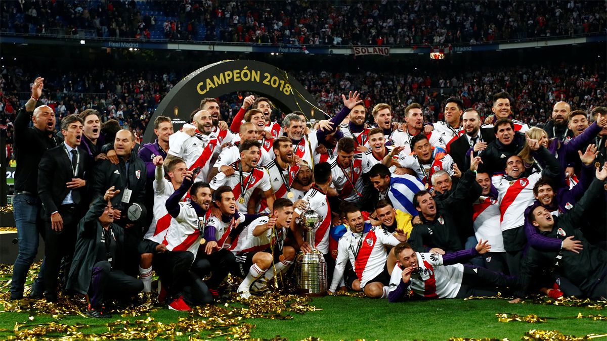 El ex River y Boca que se tatuó la Libertadores y la fecha de la final en Madrid a días del Superclásico