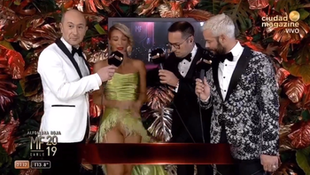 El accidente hot de Sol Pérez en la alfombra roja de los Martín Fierro de Cable