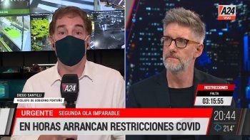 Diego Santilli: Las fuerzas de seguridad no van a ir edificio por edificio