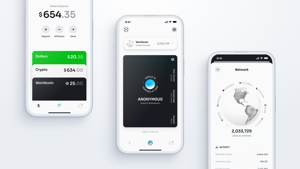 Tools for Humanity, empresa tecnol&oacute;gica basada en la red Worldcoin, tambi&eacute;n present&oacute; una nueva versi&oacute;n de World App. (Foto WC-TFH)&nbsp;