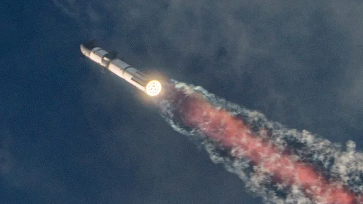 Starship de SpaceX aterrizó en el océano Índico. (Foto: NA)