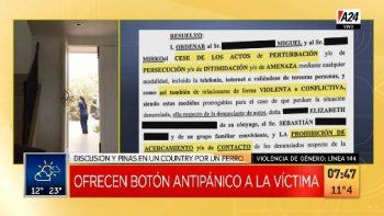 Violencia en el country: prohibición de 120 días de acercamiento