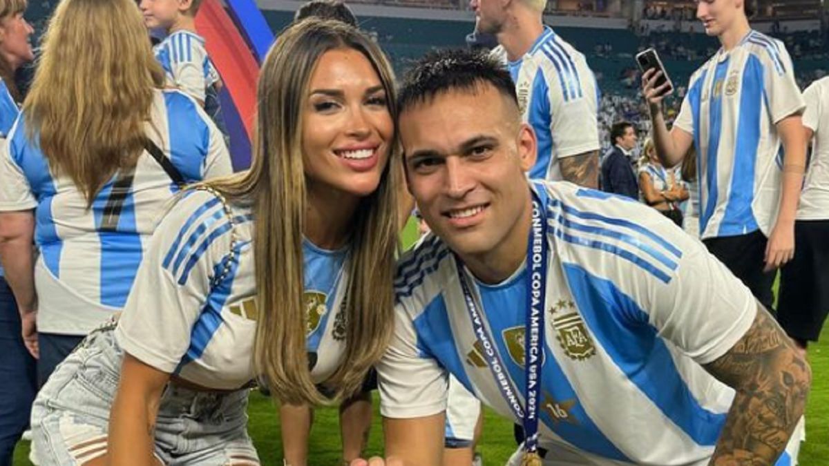 La emoción de Agustina Gandolfo por el gol soñado de Lautaro Martínez en la final de la Copa América: Sos enorme