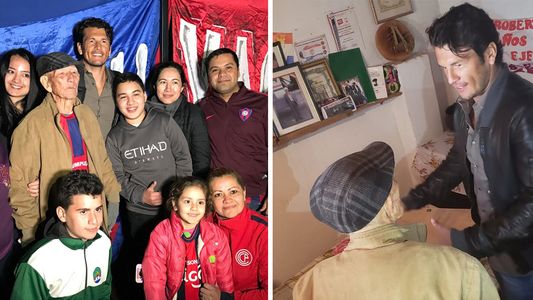 Nelson Haedo emocionó a excombatiente