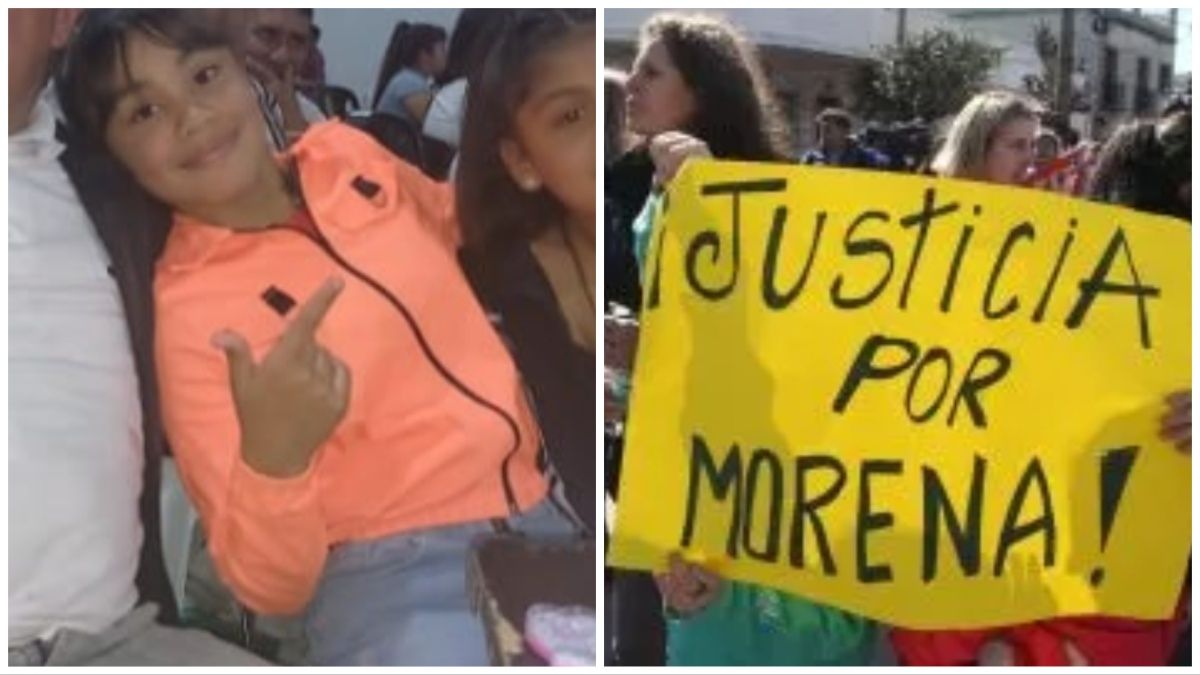 Morena tenía solo 11 años.&nbsp;