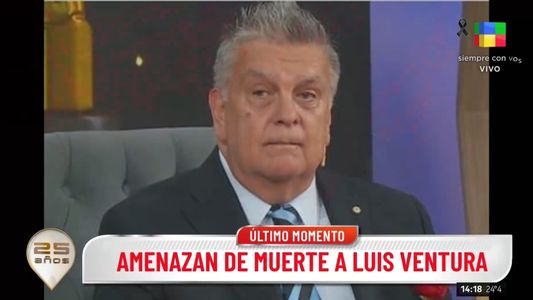 Luis Ventura recibió amenazas de muerte de una organización criminal: su palabra