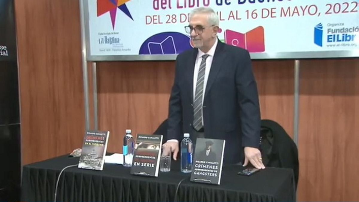 El periodista Ricardo Canaletti present&oacute; sus m&aacute;s recientes publicaciones en la Feria del Libro el pasado mes de mayo.&nbsp;
