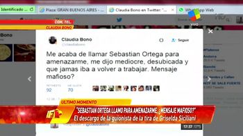 Me dijo que era mediocre, muy mala y que no iba trabajar nunca más