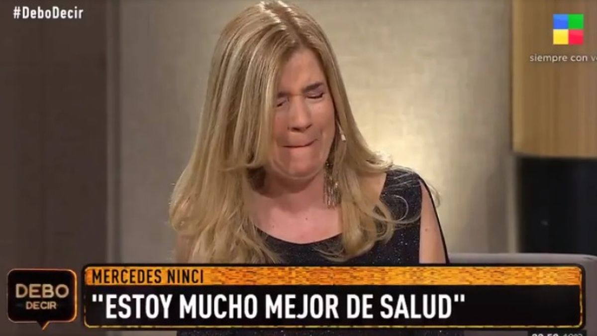 Mercedes Ninci sensibilizada por la situaci&oacute;n del pa&iacute;s, de la que ella no es ajena.&nbsp;
