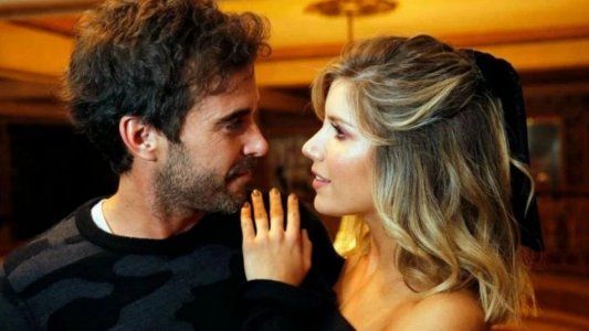 Laurita Fernández y Nicolás Cabré, de compras en un súper de Pilar