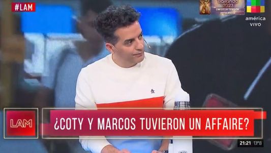 Ángel de Brito contó toda la verdad detrás del beso entre Marcos Ginocchio y Coti Romero